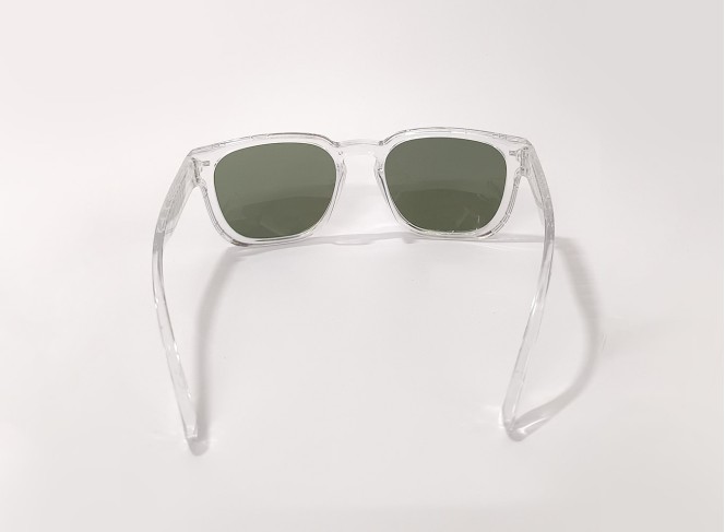 Funk Oval Shaped Olive Green Sunglasses