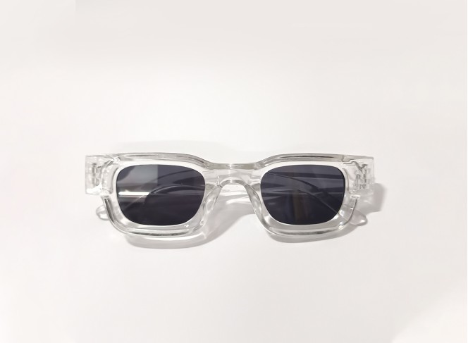 Arctic Frost Clear white Sunglasses